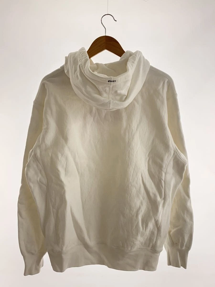 Supreme Felpa con Cappuccio 21AW Box Logo Felpa con Cappuccio M Cotone Bianco Usata