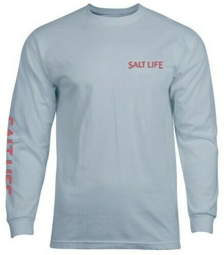 Camiseta para hombre Salt Life aleta trasera gráfica manga larga - 2XL/XL/Grande - Nueva con etiquetas - Imagen 3 de 4