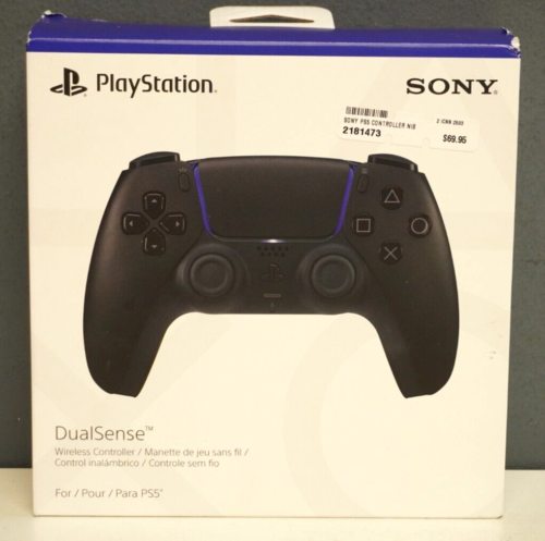 Sony PlayStation 5 PS5 Dualsense Wireless Controller Black