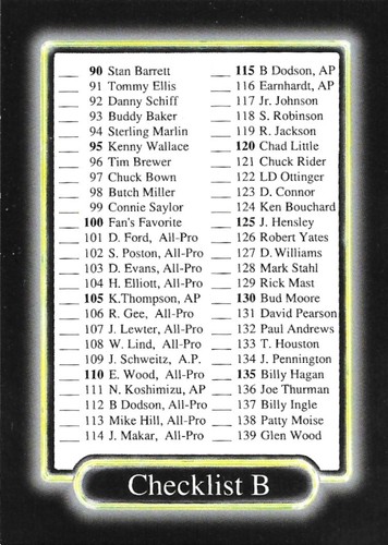 1990 Maxx Racing ~ Pick Your Card - Picture 201 of 202