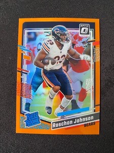 Roschon Johnson 2023 Donruss Optic #217 Rated Rookie Orange Prizm 126/249