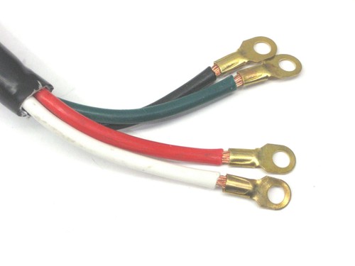 Wäschetrockner Netzkabel 4 Zinken Draht 30 Amp 4' Fuß 10/4 Stärke Draht Schwerlast - Bild 3 von 4