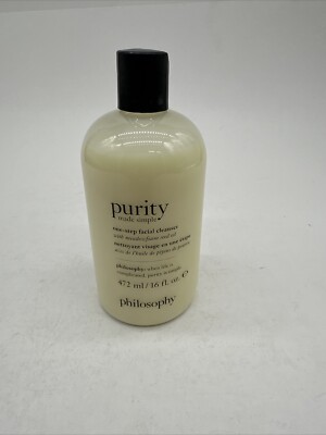 Philosophy Purity Made Simple One-Step Facial Cleanser- 472 mL / 16 oz Sealed