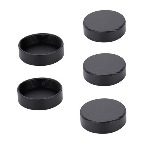 5pcs Metal C Mount Rear Lens Cover 25mm For CCTV TV Lenses (Black) 5 PACK Fit - Picture 9 of 22