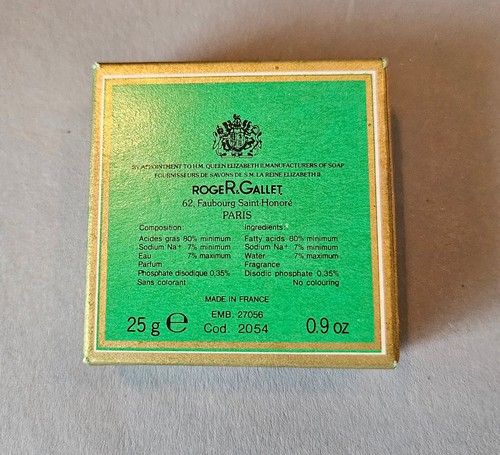 UNBENUTZ oeillet mignardise SAVON SEIFE Roger Gallet 3x25g Gästeseife Reiseseife - Bild 3 von 4
