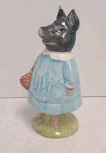 RARE BESWICK BEATRIX POTTER FIGURINE - PIG WIG BP3a - Picture 2 of 7