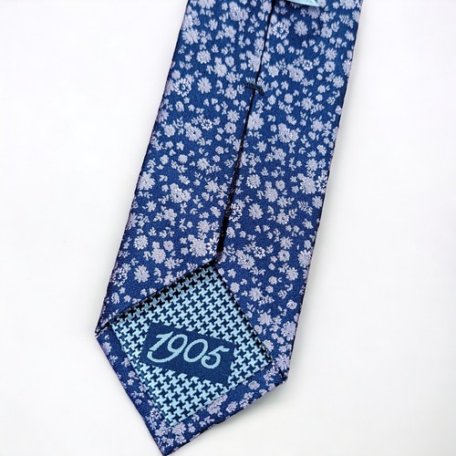 JOS A BANK 1905 Men's 100% Silk Necktie Designer Floral, Blue & Pink - NEW - NWT - Picture 9 of 12