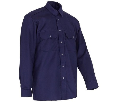 Mens Wenaas Flame Fire Retardant Industry Shirt Work Workwear Anti static Cotton - Picture 5 of 5