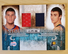 2009 Rookies & Stars Griffin/Hansbrough Studio Rookies Dual Patch RC 61/299