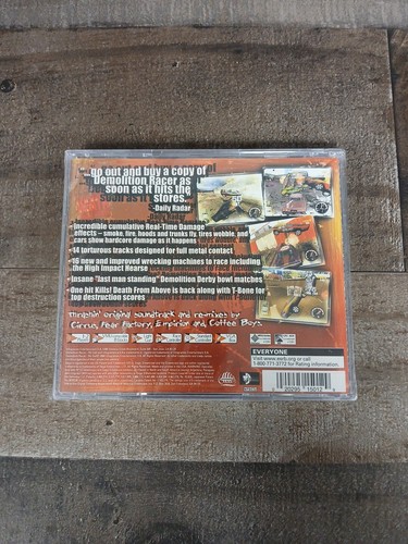 Demolition Racer No Exit Sega Dreamcast NUEVO SELLADO - Imagen 2 de 7