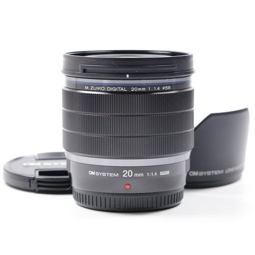 Lente OM SYSTEM M.Zuiko Digital ED 20mm F1.4 PRO [Casi Como Nueva] #5008J - Imagen 1 de 12