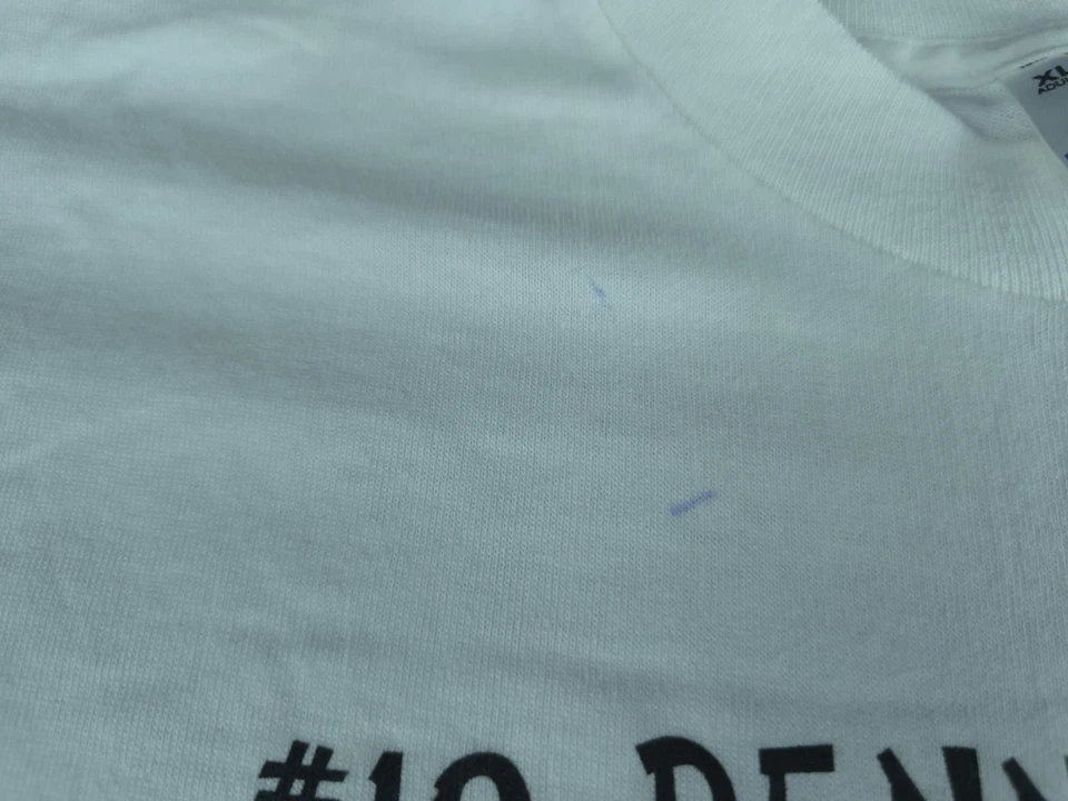 Vintage 90's NBA San Antonio Spurs Basketball Dennis Rodman Caricature XL Rare T - Image 4 of 4