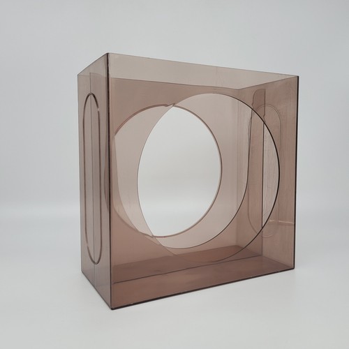 Vintage Records Holder - Vinyl Rack LP Record Stand - Vintage 70's Transparent - Bild 1 von 3