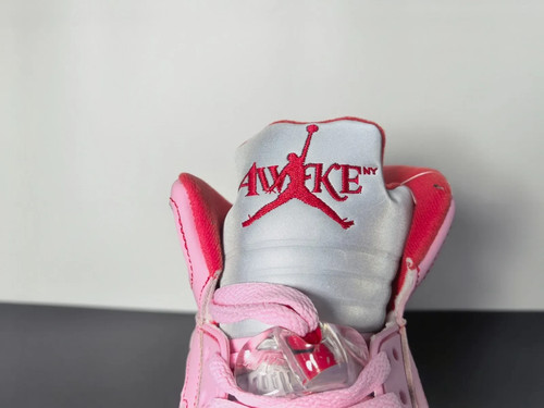 Scarpe da basket Air Jordan 5 Retro Awake NY rosa artico da uomo edizione speciale - Foto 4 di 8