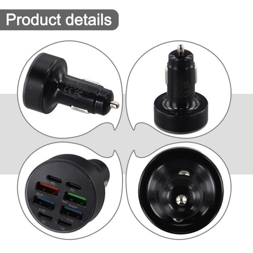 Heavy Duty Car Charger with Fast Charging Capability and Voltage Monitor - Zdjęcie 6 z 12