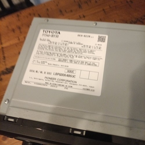 2013 2014 TOYOTA SCION TC AM/FM/CD/RADIO OEM PT54600130. A5 - Picture 2 of 3