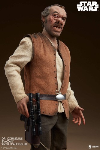 SIDESHOW Star Wars A New Hope Doctor Cornelius Evazan ⅙ Sixth Scale Figure NEW - Picture 2 of 11