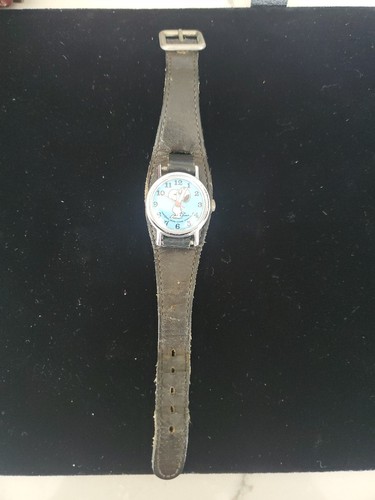 Reloj Timex 1958 Peanuts Snoopy Vintage Cuerda CARA AZUL *FUNCIONA  - Imagen 2 de 4