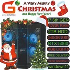 XMAS PRICE DROP GAMING PC I7 6th 32GB 2TB+240 SSD RTX 8GB 5060 W11 FREE DELIVERY