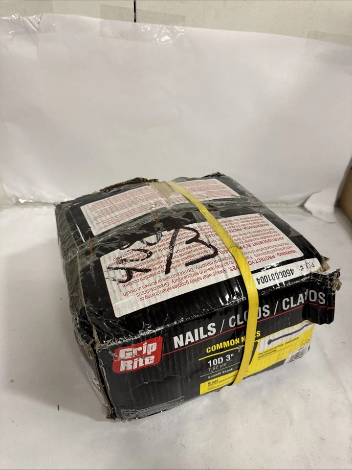 Primesource Grip-Rite 10D 3 英寸 框架亮钢指甲平 50 磅 — 第 2/3 张图片