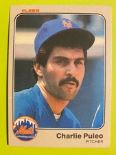 1983 Fleer Charlie Puleo #552 -NEW YORK METS- *Near Mint+*  FREE DELIVERY
