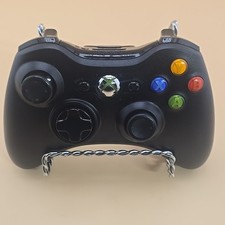Microsoft Xbox 360 Wireless Gaming Controller - Black (Model 1460) Tested