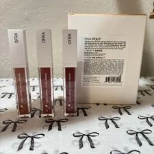 OFRA Pink Pout Lip Kit 3-Piece Set – Long Lasting Liquid Lipsticks – NEW