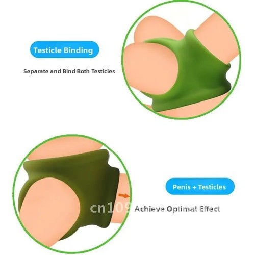 Estirador de bola masculino estiramiento escroto testículo anillo pene bola estirador potenciador - Imagen 7 de 14