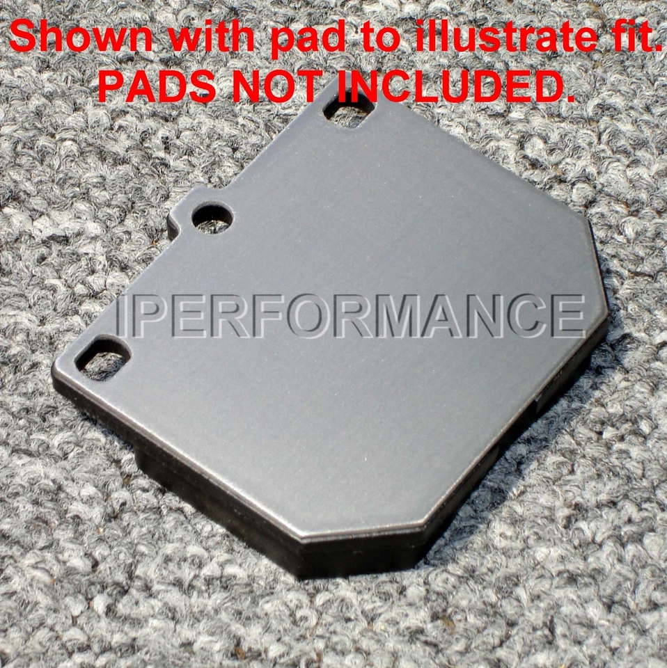 Titanium Brake Pad Shim Heat Shield Set for Nissan Datsun 280Z 1975-1978; Front - Image 2 of 3