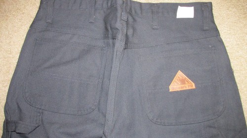 NEW Bulwark FR Carpenter Duck Pants Dungarees 36 W x 32 L Ironworker Oil Rig - Picture 2 of 5