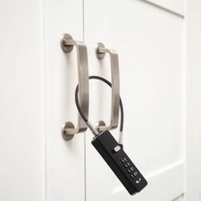 Cable Lock With Combination 4 Digit Lock For Bike, Luggage, Fences, Garage Gates