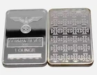 1oz German Silver 999 Bar Eagle Iron Cross