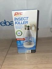 PIC Insect Killer Dual Purpose Bug Zapper and LED Light , NIB