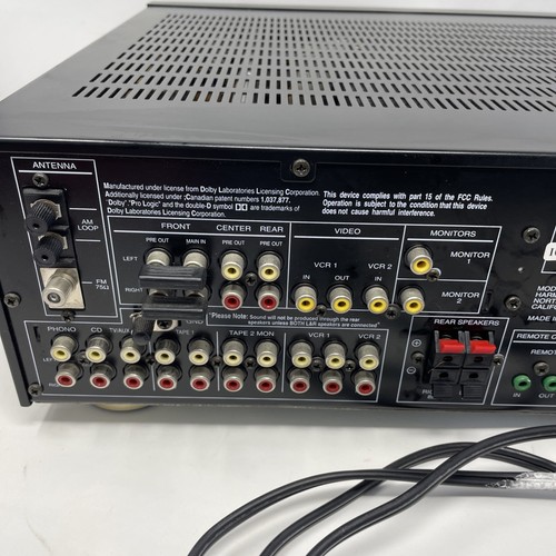 Harman Kardon AVR 20ii 5.1 Ch Surround Sound AM FM Home Theater Receiver - Picture 7 of 20