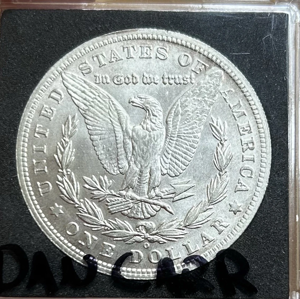 1909-O Morgan Silver Dollar - Daniel Carr Moonlight Mint Overstrike High Grade - Image 2 of 4