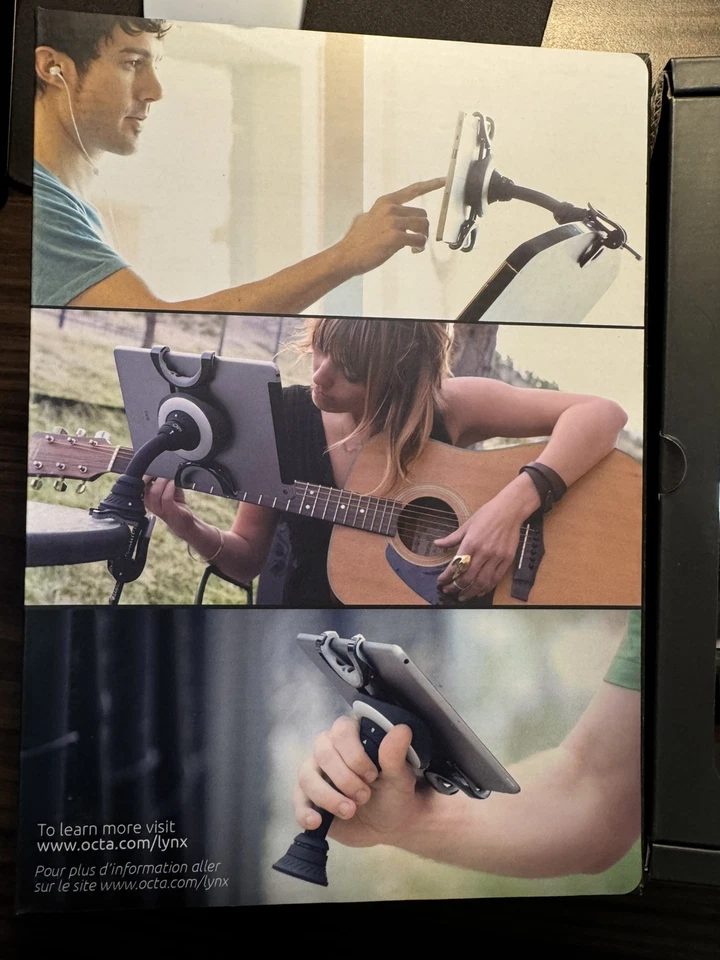 OCTA Lynx Universal 3-in-1 Tablet Mount Stand Holder – 360° Clamp Gooseneck - Image 3 of 4