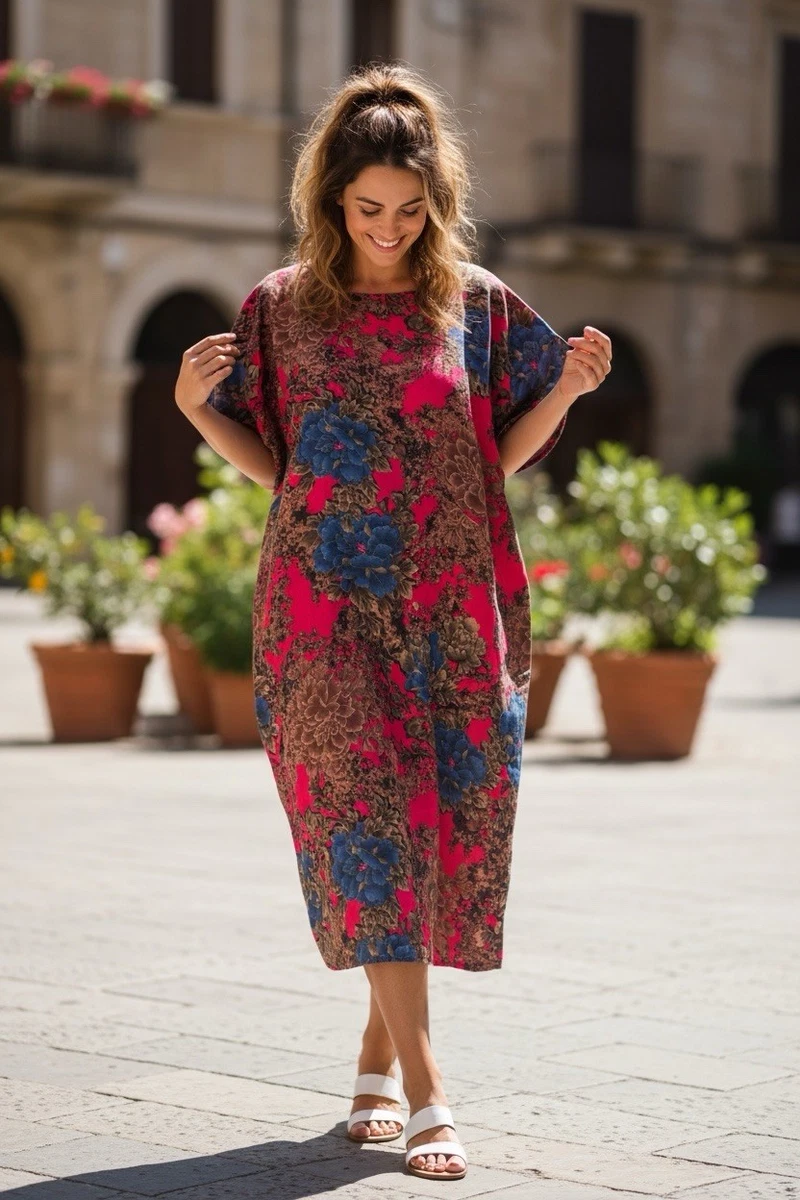Unbranded Short Sleeve Casual Floral Maxi Dresses for Women for sale