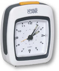 Analog Alarm Clock, White, One Size