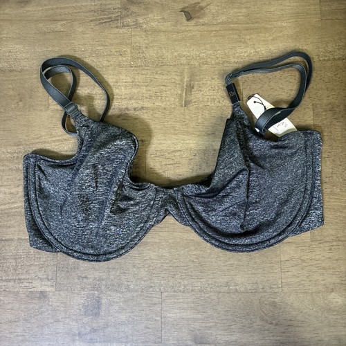 2 Reggiseno Victoria’s Secret 32D Semi Demi Sfoderato Antracite Beige - Foto 6 di 7