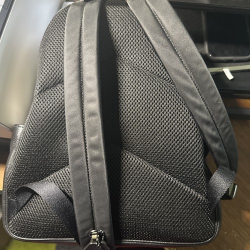 COACH Genuine Leather Women's COURT BACKPACK # A2121-C2797 Cream W/Black Straps - Picture 3 of 8