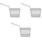  3 stücke Dauerhafter gebratener Hühnchenkorb Bratkorb Wiederverwendbarer