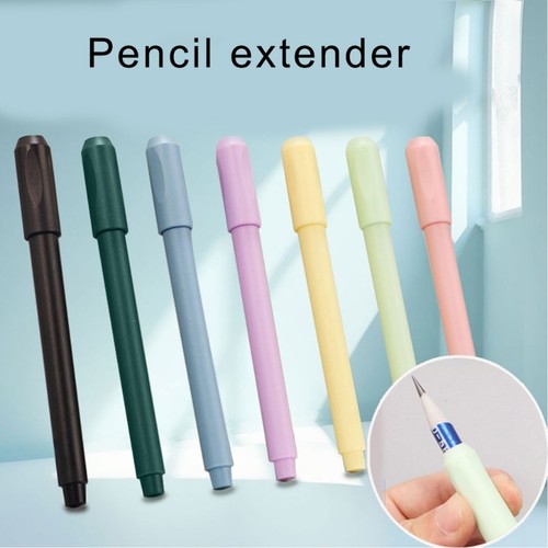 10Pcs Pencil Extenders Adjustable Pencil Lengthener Crayon Extension for 4-5mm - Picture 3 of 24