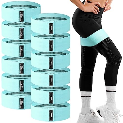 12 Pcs Fabric Resistance Bands for Working Out Booty Workout Stretch Exercise - Picture 6 of 8