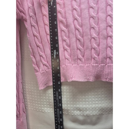 Mini Society girls size XL pink knit cropped sweater 7202 - Picture 5 of 8