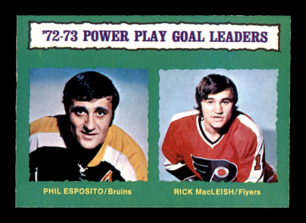 1973 O-Pee-Chee #138 Phil Esposito/Rick MacLeish LL NM X3379036