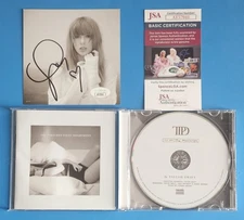 TAYLOR SWIFT CD TORTURED POET DEPARTMENT WITH SIGNED PHOTO & HEART JSA COA TTPD