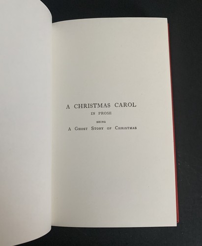 A CHRISTMAS CAROL Charles Dickens Facsimile Copy of 1843 First Edition (2020) - Imagen 8 de 15