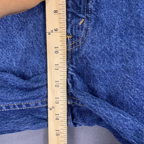 Vintage Levis 505 Jeans Mens 34x32 Blue Straight Leg Zip Fly Orange Tab 90s - Picture 19 of 23