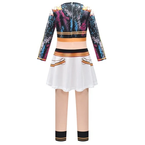 Girls Kpop Demon Hunters Cosplay Jumpsuit Rumi Zory Mira Costume Bodysuit Dress - Picture 39 of 66