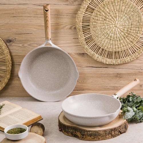 KASANOVA Set 2 padelle 24 e 28 cm antigraffio e antiabrasione Belly Cosy - Foto 2 di 7